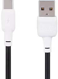Кабель Gelius Full Silicon GP-UCN001C USB-A - Type-C 18w 3a 1.2м cable Black/White - фото Кабель Gelius Full Silicon GP-UCN001C USB-A - Type-C 18w 3a 1.2м cable Black/White