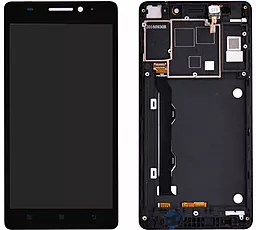 Дисплей Lenovo A7000 Plus, A7000 Turbo, K3 Note (K50a40, K50-t5, K50-t3s) с тачскрином и рамкой, оригинал, Black - фото Дисплей Lenovo A7000 Plus, A7000 Turbo, K3 Note (K50a40, K50-t5, K50-t3s) с тачскрином и рамкой, оригинал, Black