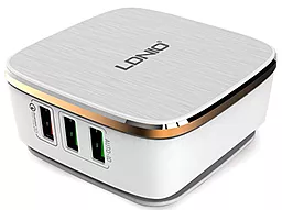 Сетевое зарядное устройство с быстрой зарядкой LDNio A6704 35w QC2.0 6xUSB-A ports charger white