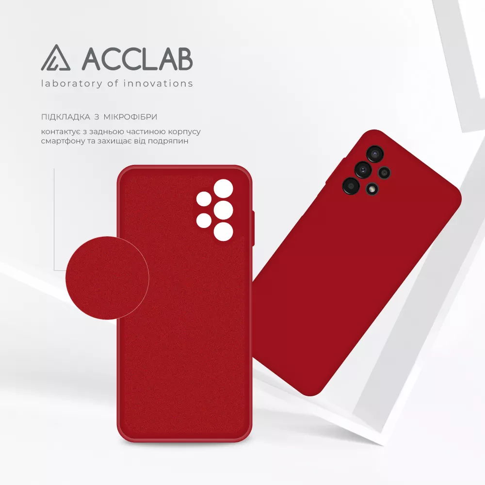 Чехол ACCLAB SoftShell для Samsung Galaxy A13 4G Red - фото 5