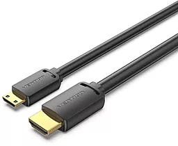 Видеокабель HDMI - mini-HDMI v2.0 4k 60hz 3m black (AGHBI) Vention - фото Видеокабель HDMI - mini-HDMI v2.0 4k 60hz 3m black (AGHBI) Vention