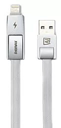 Універсальний кабель Remax Strive 2-in-1 USB-A to Lightning/micro USB 12w 2.4a 1м cable Silver (RC-042t) - фото Універсальний кабель Remax Strive 2-in-1 USB-A to Lightning/micro USB 12w 2.4a 1м cable Silver (RC-042t)