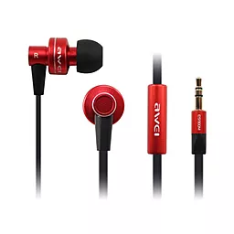 Наушники Awei ES-900M Red - фото Наушники Awei ES-900M Red