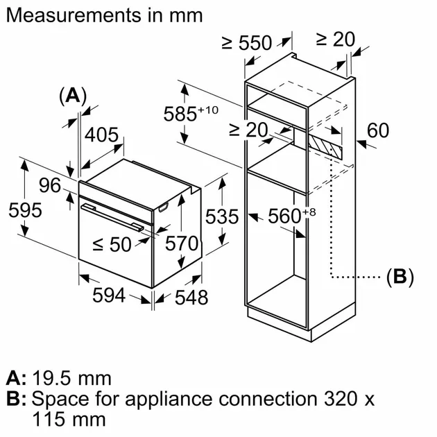Духова шафа електрична Bosch HBA172BS0 - фото 7