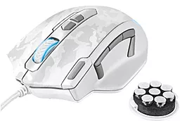 Компьютерная мышка Trust GXT 155W Gaming Mouse - white camouflage (20852) White - фото Компьютерная мышка Trust GXT 155W Gaming Mouse - white camouflage (20852) White