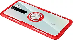 Чехол Deen CrystalRing Xiaomi Redmi Note 8 Pro Clear/Red