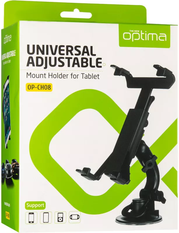 Тримач з автозатисканням Optima OP-CH08 Black - фото 6