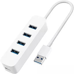 Мультипортовый USB-A хаб Xiaomi 4-in-1 Line Splitter white (XMFXQ01-QM)