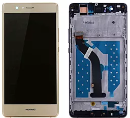 Дисплей Huawei P9 Lite 2016, G9 Lite, Honor 8 Smart (VNS-L31, VNS-L21, VNS-L22, VNS-L23, VNS-L53, VNS-AL00, VNS-L62, VNS-L52, VNS-DL00, VNS-TL00) с тачскрином и рамкой, Gold - фото Дисплей Huawei P9 Lite 2016, G9 Lite, Honor 8 Smart (VNS-L31, VNS-L21, VNS-L22, VNS-L23, VNS-L53, VNS-AL00, VNS-L62, VNS-L52, VNS-DL00, VNS-TL00) с тачскрином и рамкой, Gold