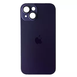 Чохол AG Glass with MagSafe для Apple iPhone 13 Dark purple