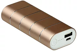 Повербанк Nomi Q067 6700 mAh Gold - фото Повербанк Nomi Q067 6700 mAh Gold