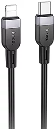 Кабель Hoco X109 Energy USB Type-C - Lightning 27w 3a 3м PD сable black - фото Кабель Hoco X109 Energy USB Type-C - Lightning 27w 3a 3м PD сable black