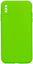 {"ru": "Чехол", "uk": "Чохол"} Epik Silicone Case Full Camera для Apple iPhone Xs Max Green