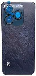 Задняя крышка корпуса ZTE Blade A75 4G, Original Basalt Black - фото Задняя крышка корпуса ZTE Blade A75 4G, Original Basalt Black