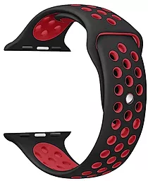 Ремінець Nike Silicon Sport Band for Apple Watch 38mm/40mm/41mm Black/Red