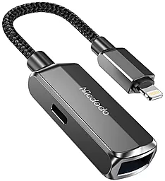 Адаптер-перехідник McDodo M-F Lightning -> USB-A 3.0 + Lightning Dark Grey (CA-2690)