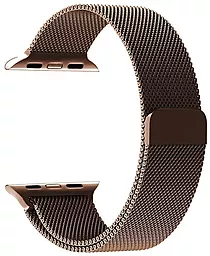 Змінний ремінець для розумного годинника Apple Watch Milanese Loop Band 38mm Coffee - мініатюра 9