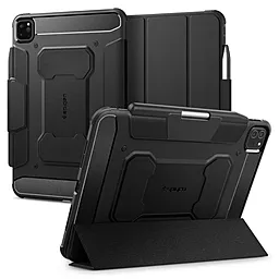 Чехол для планшета Spigen Rugged Armor PRO для Apple iPad Pro 11'' (2024) Black (ACS07017) - фото Чехол для планшета Spigen Rugged Armor PRO для Apple iPad Pro 11'' (2024) Black (ACS07017)