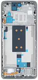 Рамка дисплея Xiaomi Redmi Note 11T Pro / Redmi Note 11T Pro Plus / Poco X4 GT Original Silver - фото Рамка дисплея Xiaomi Redmi Note 11T Pro / Redmi Note 11T Pro Plus / Poco X4 GT Original Silver