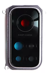 Стекло камеры Xiaomi Mi 10T / Redmi K30S с рамкой Original Lunar Silver - фото Стекло камеры Xiaomi Mi 10T / Redmi K30S с рамкой Original Lunar Silver