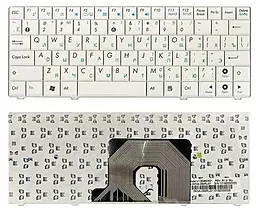Клавиатура для ноутбука Asus Eee PC 900HA 900HD 900SD S101T 91T 91MT V100462AS1 белая