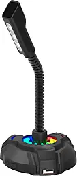 Микрофон HP DHP-1100C RGB 3.5мм+USB Black (DHP-1100C) - фото Микрофон HP DHP-1100C RGB 3.5мм+USB Black (DHP-1100C)