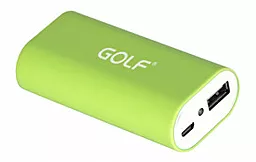 Повербанк GOLF GF-026 5000mah Green - фото Повербанк GOLF GF-026 5000mah Green