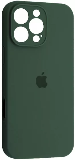 Чохол Silicone Case Full Camera для Apple iPhone 16 Pro Max Pine Green - фото 1