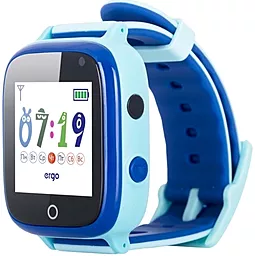Смарт-годинник Ergo GPS Tracker Color C020 Blue (GPSC020B) - фото Смарт-годинник Ergo GPS Tracker Color C020 Blue (GPSC020B)