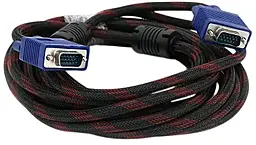 Видеокабель VGA 1080p 60hz 5m black/red (YT-VGA(M) / (M)3+4NY-5.0m) Merlion - фото Видеокабель VGA 1080p 60hz 5m black/red (YT-VGA(M) / (M)3+4NY-5.0m) Merlion