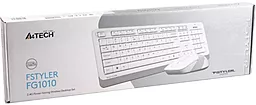 Комплект (клавіатура+мишка) A4Tech Fstyler FG1010 White - мініатюра 4