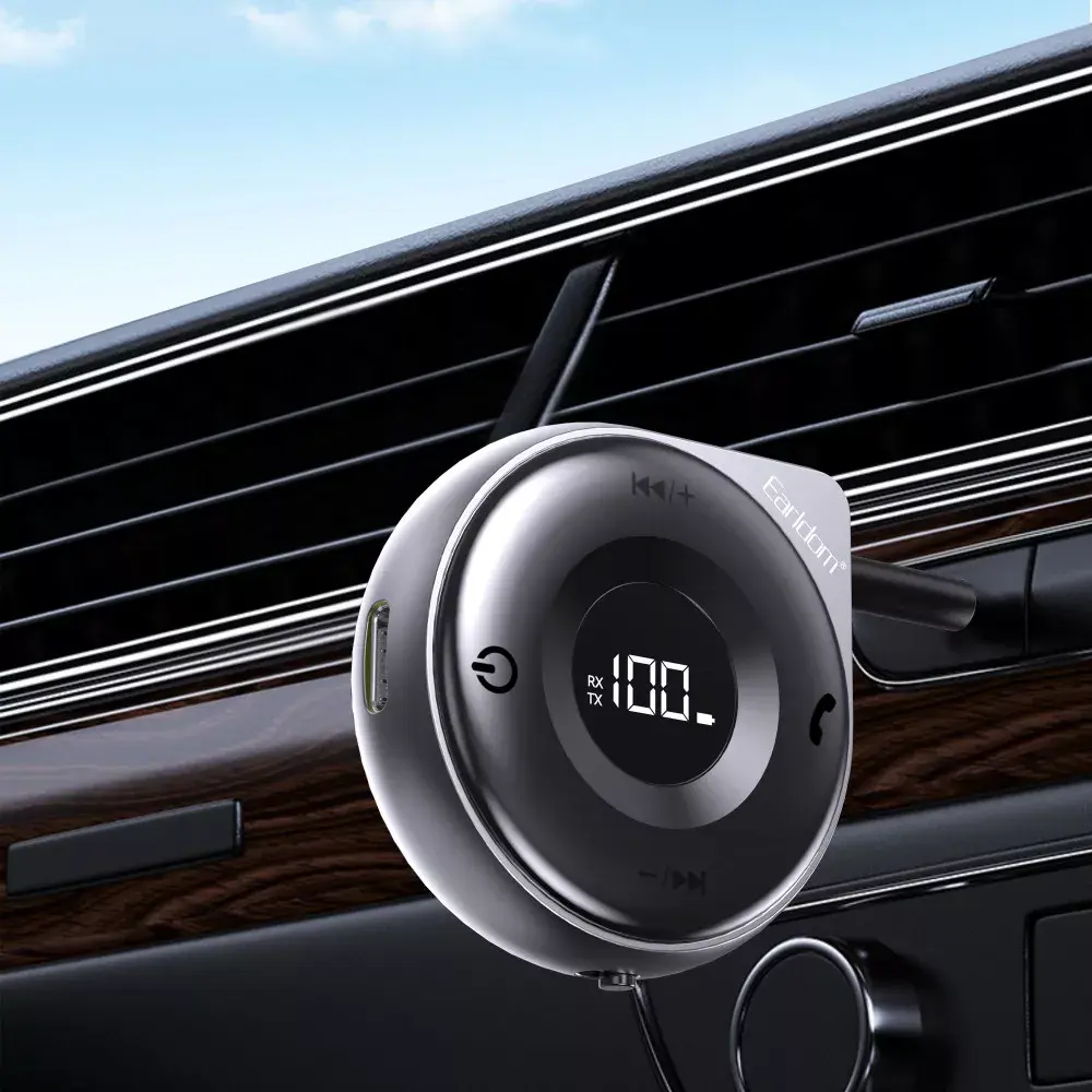 Bluetooth адаптер Earldom ET-BR18 BT5.2 Audio Receiver gray - фото 5