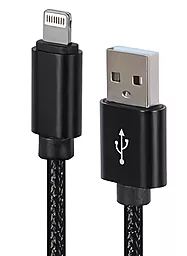 USB Кабель Cablexpert 10.5w 2.1a 1.8m Lightning cable black (CCDB-mUSB2B-AMLM-6)