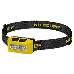 Налобный фонарик Nitecore NU10 (аккумуляторный) Желтый - фото Налобный фонарик Nitecore NU10 (аккумуляторный) Желтый