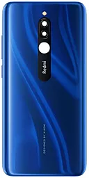 Задняя крышка корпуса Xiaomi Redmi 8 со стеклом камеры Original Sapphire Blue - фото Задняя крышка корпуса Xiaomi Redmi 8 со стеклом камеры Original Sapphire Blue