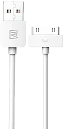Кабель USB Remax Light Dock Cable White (RC-006i4)