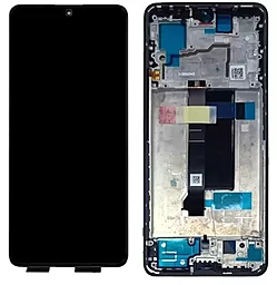 Дисплей Xiaomi Redmi Note 13 Pro 5G с тачскрином и рамкой, оригинал, Black