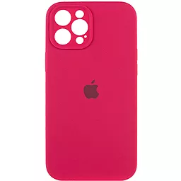{"ru": "Чехол", "uk": "Чохол"} Silicone Case Full Camera для Apple iPhone 12 Pro Max Rose Red