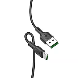 Кабель Hoco X33 Surge USB-A - Type-C 25w 5a 1м cable Black - мініатюра 2