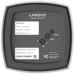 Маршрутизатор (Роутер) Linksys MX4200 (MX4200-EU) - мініатюра 6 Маршрутизатор (Роутер) Linksys MX4200 (MX4200-EU) - мініатюра 6