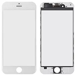 Корпусне скло дисплея Apple iPhone 6 білий, OCA плівка, рамка - фото Корпусне скло дисплея Apple iPhone 6 білий, OCA плівка, рамка