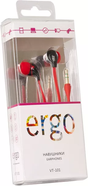 Наушники Ergo VT-101 Red - фото 3