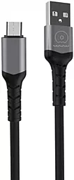 USB Кабель WUW X183 3A micro USB Cable  Black