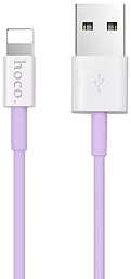 Кабель USB Hoco X8 Lightning Lavander Purple