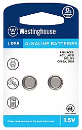 Батарейки Westinghouse AG11 / LR58 2шт 1.5 V
