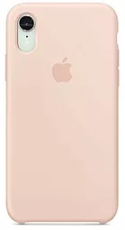 Чехол Apple Silicone Case PB для Apple iPhone XR Sand Pink