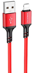 Кабель Borofone BX83 Famous USB-A - Lightning 12w 2.4a 1м cable Red