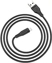 USB Кабель AceFast C3-02 12W 2.4A 1.2M Lightning Cable Black - мініатюра 2