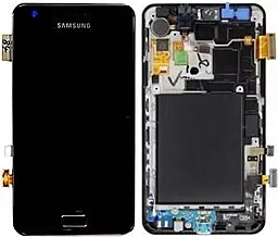 Дисплей Samsung Galaxy R I9103 с тачскрином и рамкой, оригинал, Black