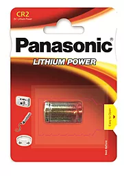 Батарейка Panasonic CR-2L Lithium 1шт (CR-2L/1BP)